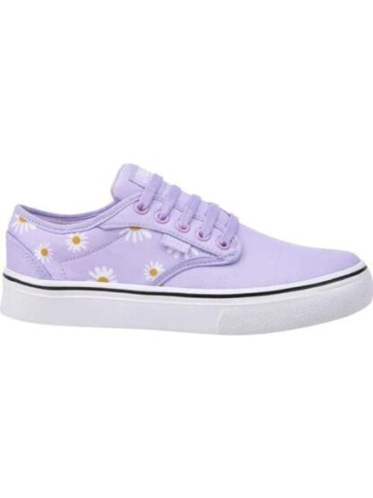 TENIS URBANO SKATE FLORES LILA URBAN SHOES