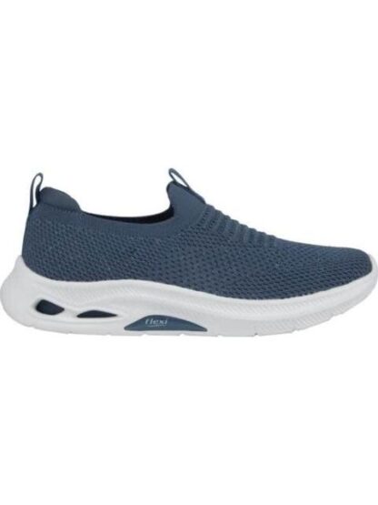 TENIS URBANO SLIP ON AZUL FLEXI