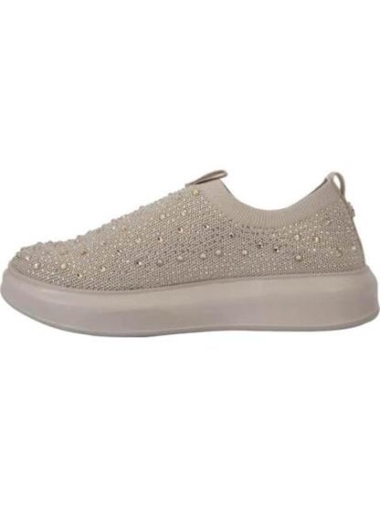TENIS CONFORT CON BRILLOS BEIGE THALIA SODI - Image 5