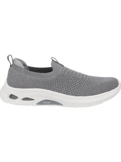TENIS URBANO SLIP ON GRIS FLEXI