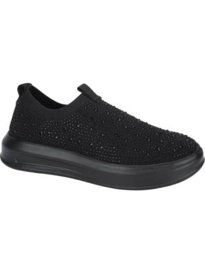 TENIS CONFORT CON BRILLOS NEGRO THALIA SODI - Image 2