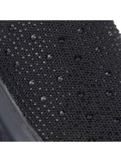 TENIS CONFORT CON BRILLOS NEGRO THALIA SODI - Image 6