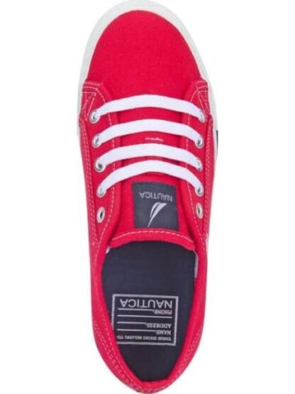 TENIS CASUAL LONA VULCANIZADO ROJO NAUTICA - Image 3