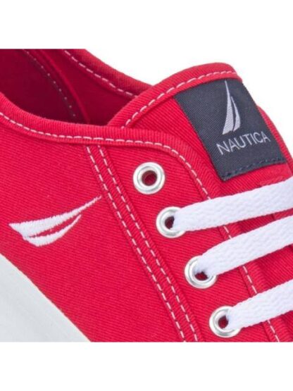 TENIS CASUAL LONA VULCANIZADO ROJO NAUTICA - Image 6