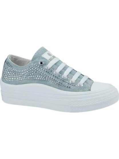 TENIS CON PEDRERIA AZUL MEZCLILLA BELINDA PEREGRIN - Image 2
