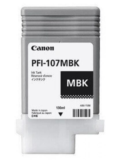 TANQUE TINTA CANON NEGRO MATE PFI-107MBK 130ML (6704B001AA) - Image 2