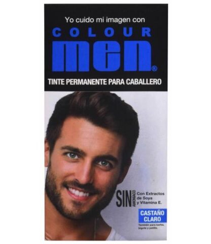TINTE CABALLERO CASTAÑO CLARO 45 ML COLOUR MEN