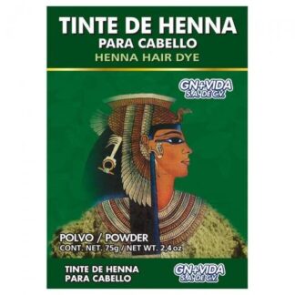 TINTE DE HENNA PARA CABELLO 75 GR GN+VIDA