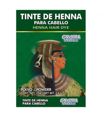 TINTE DE HENNA PARA CABELLO 75 GR GN+VIDA