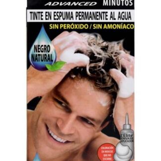 TINTE EN ESPUMA PERMANENTE AL AGUA NEGRO HOMBRE 6 G LELITE