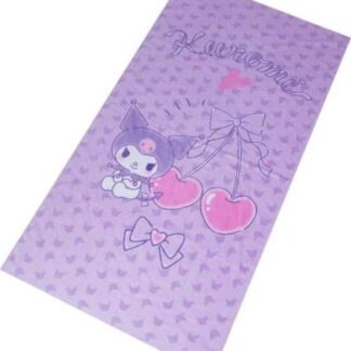 TOALLA MEDIO BAÑO KUROMI MULTICOLOR KUROMI