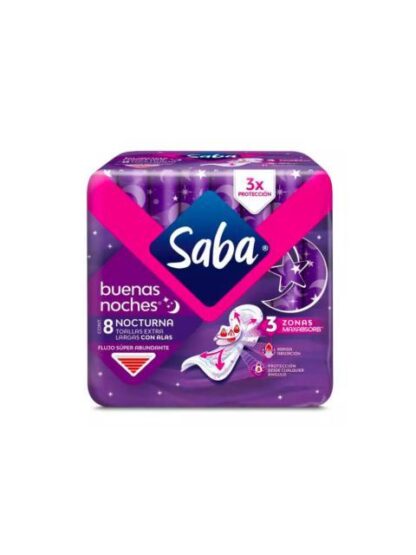 TOALLA SABA FEM BUENAS NOCHES CON ALAS 8 PZ