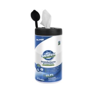 SILIMEX TOALLAS HUMEDAS DESINFECTANTES SANIFEX 50 PIEZAS