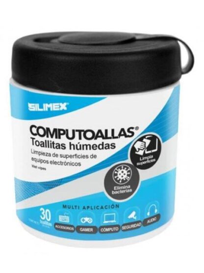 SILIMEX COMPUTOALLAS PARA LIMPIEZA DE PANTALLAS Y GABINETES 30 PIEZAS - Image 3