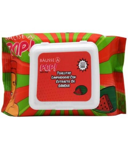 TOALLITA DESMAQUILLANTE SANDIA 30 PZA BAUSSE POP