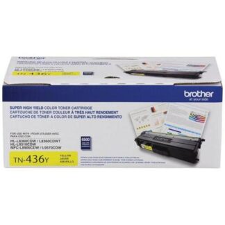 TONER BROTHER TN436 SUPER ALTO RENDIMIENTO AMARILLO 6.500 PAGINAS
