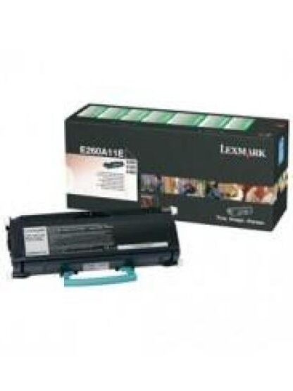 TONER LEXMARK E260A11L NEGRO 3.500 PAGINAS