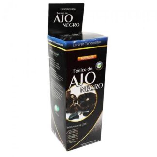 TONICO FORTIFICADO DE AJO NEGRO ADIC. CON CURCUMA JENGIBRE Y ORTI LA GRAN TENOCHTITLAN