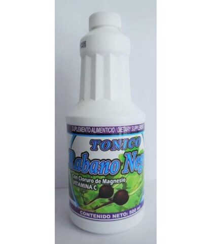 TONICO RABANO NEGRO AJO REY + ORTIGA 500ML. NUTRY SALUD