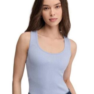 TOP ACANALADO AZUL HOLLY LAND
