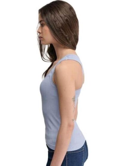 TOP ACANALADO AZUL HOLLY LAND - Image 2