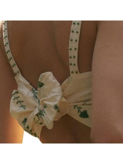 TOP CORTO DE LINO MARFIL HOLLY LAND - Image 5