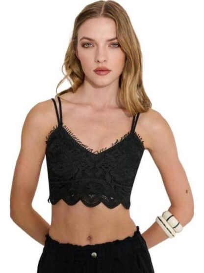 TOP CROCHET NEGRO HOLLY LAND - Image 2