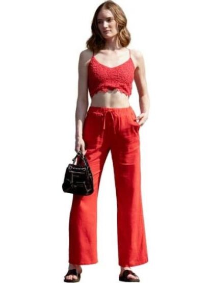 TOP CROCHET ROJO HOLLY LAND
