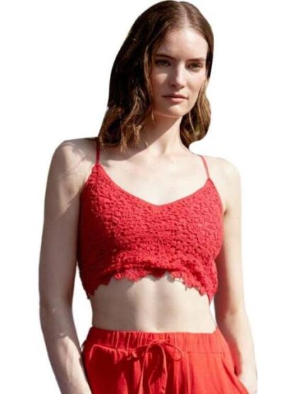 TOP CROCHET ROJO HOLLY LAND - Image 5