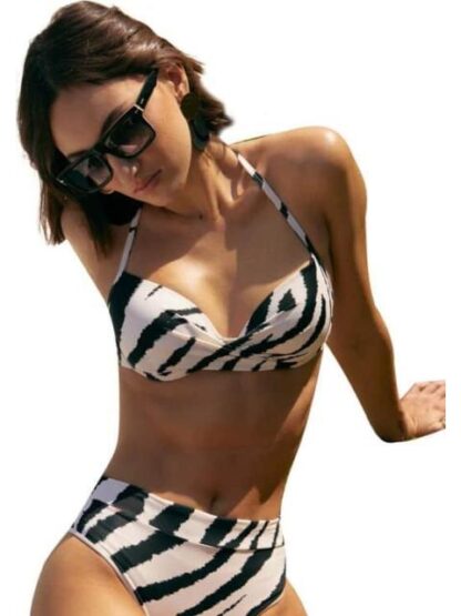 TOP DE BIKINI BLANCO/NEGRO HOLLY LAND