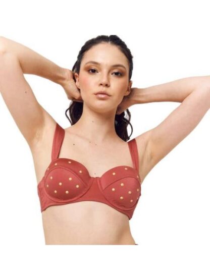 TOP DE BIKINI CON PERLAS MAQUILLAJE HOLLY LAND - Image 2