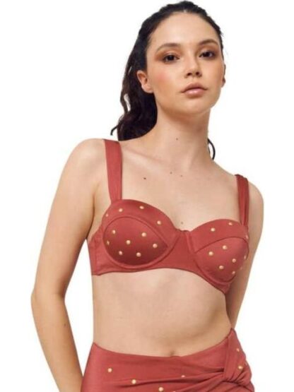 TOP DE BIKINI CON PERLAS MAQUILLAJE HOLLY LAND - Image 3