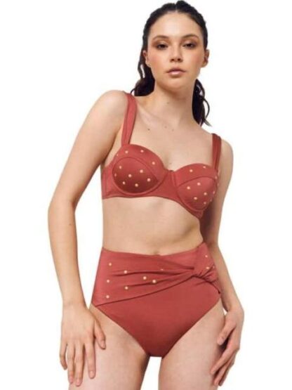 TOP DE BIKINI CON PERLAS MAQUILLAJE HOLLY LAND - Image 5