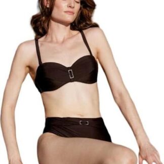 TOP DE BIKINI DRAPEADO NEGRO HOLLY LAND
