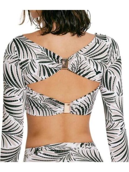 TOP DE BIKINI MANGA LARGA ANIMAL PRINT HOLLY LAND - Image 5