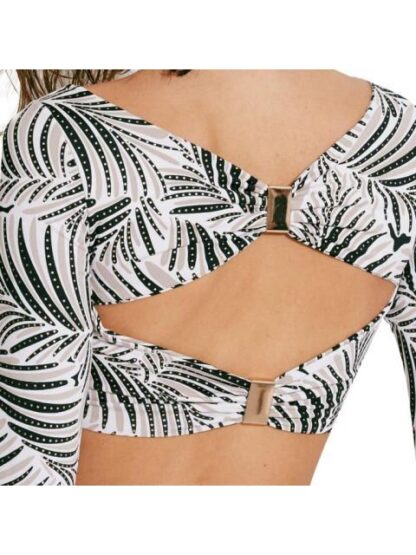 TOP DE BIKINI MANGA LARGA ANIMAL PRINT HOLLY LAND - Image 6