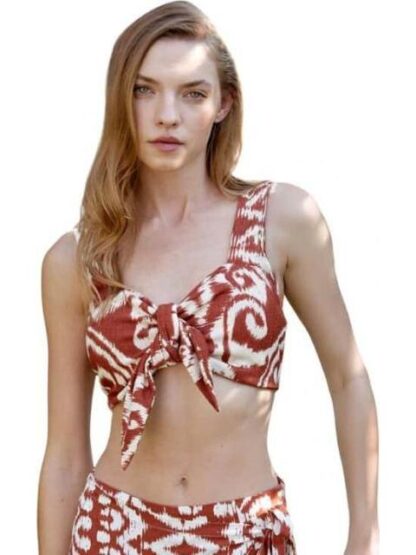 TOP ESTAMPADO ROJO LADRILLO HOLLY LAND - Image 2