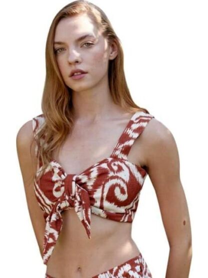 TOP ESTAMPADO ROJO LADRILLO HOLLY LAND - Image 3