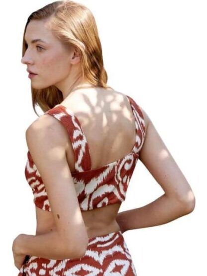 TOP ESTAMPADO ROJO LADRILLO HOLLY LAND - Image 4