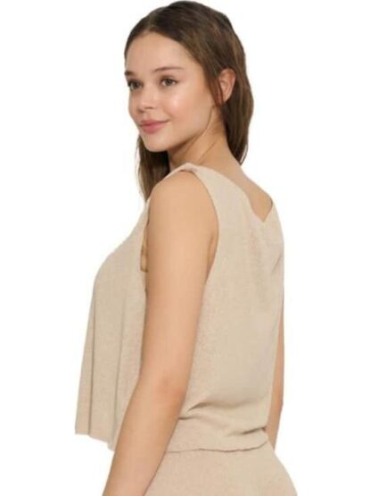 TOP TEJIDO BEIGE HOLLY LAND - Image 4
