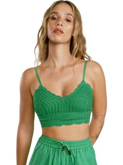TOP TEJIDO VERDE HOLLY LAND