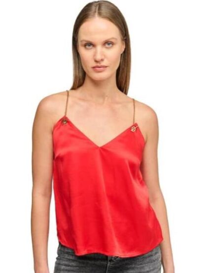 TOP TIRANTES ROJO HOLLY LAND