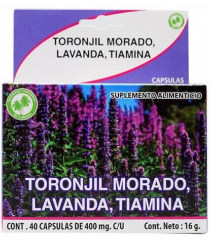 TORONJIL MORADO 40 CAP NATURALES CALIFORNIA