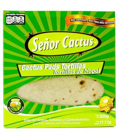 TORTILLA DE NOPAL 500 G SEÑOR CACTUS