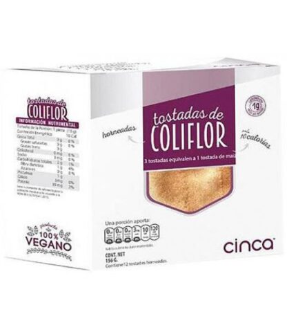 TOSTADAS DE COLIFLOR 156 G CINCA