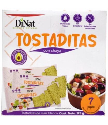 TOSTADITAS CON CHAYA 126 G DINAT
