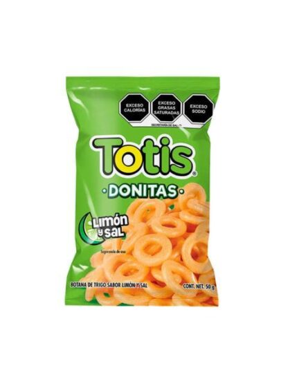 TOTIS DONITAS SAL Y LIMON 50 GR