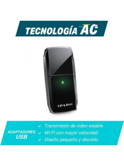 TP-LINK ADAPTADOR DE RED USB ARCHER T2U AC600 INALAMBRICO 600 (433 + 150) MBIT-S - Image 7