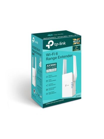 TP-LINK EXTENSOR DE RANGO CON WI-FI EN MALLA RE705X INALAMBRICO 2402 MBIT-S 1X RJ-45 2.4-5GHZ - Image 4