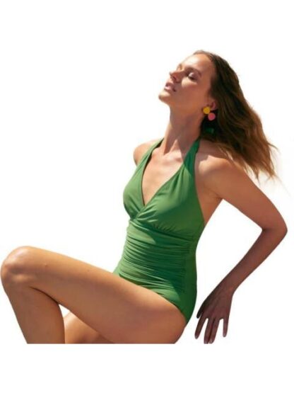 TRAJE DE BAÑO CON CONTROL DE ABDOMEN VERDE HOLLY LAND - Image 3